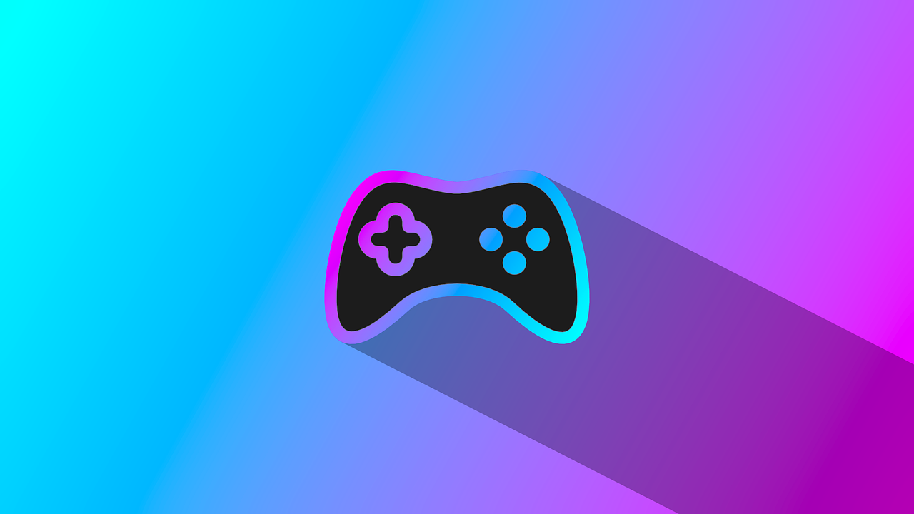 gamepad, controller, colorful